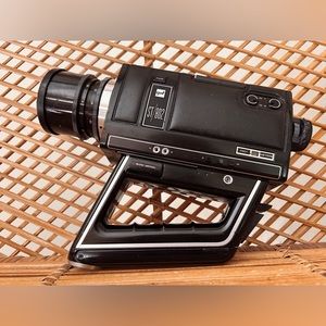 GAF ST/802 Super 8 Movie Camera with Leather Case 1963